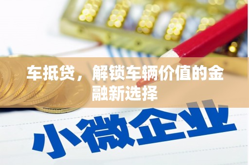 舞阳车抵贷，解锁车辆价值的金融新选择