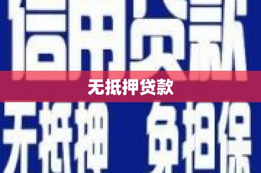 舞阳无抵押贷款