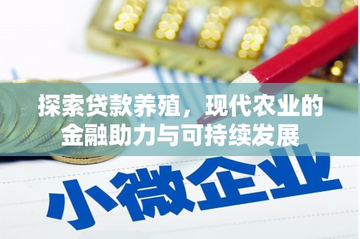 舞阳探索贷款养殖，现代农业的金融助力与可持续发展