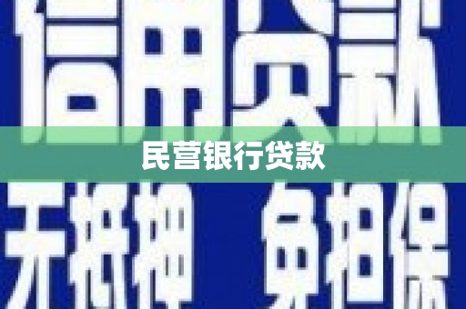 舞阳民营银行贷款
