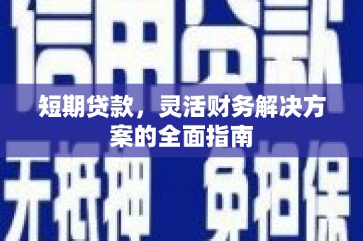 舞阳短期贷款，灵活财务解决方案的全面指南