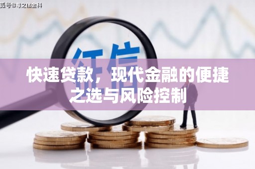 舞阳快速贷款，现代金融的便捷之选与风险控制