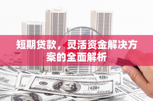 舞阳短期贷款，灵活资金解决方案的全面解析