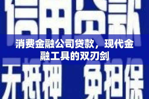 舞阳消费金融公司贷款，现代金融工具的双刃剑