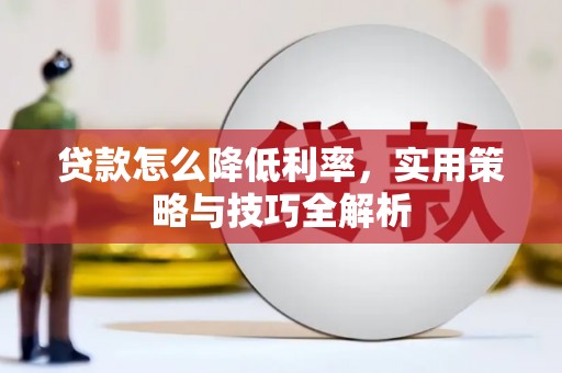 舞阳贷款怎么降低利率，实用策略与技巧全解析