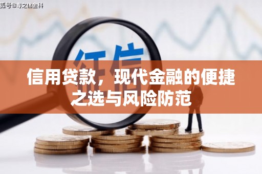 舞阳信用贷款，现代金融的便捷之选与风险防范
