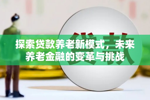 舞阳探索贷款养老新模式，未来养老金融的变革与挑战