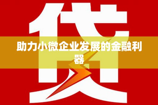 舞阳助力小微企业发展的金融利器