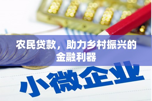 舞阳农民贷款，助力乡村振兴的金融利器