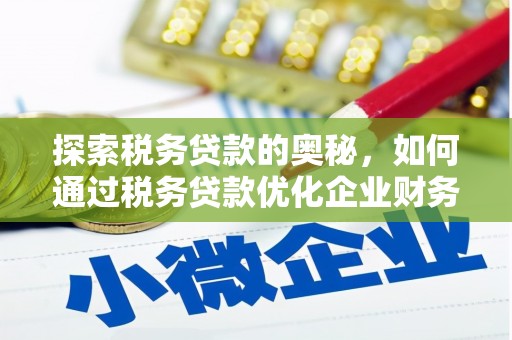 舞阳探索税务贷款的奥秘，如何通过税务贷款优化企业财务