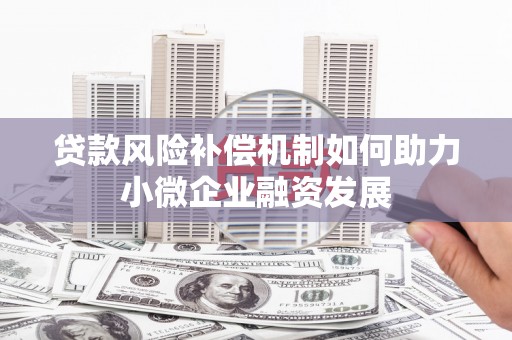 舞阳贷款风险补偿机制如何助力小微企业融资发展