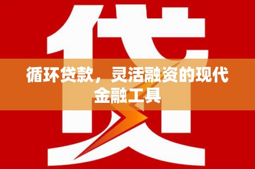 舞阳循环贷款，灵活融资的现代金融工具