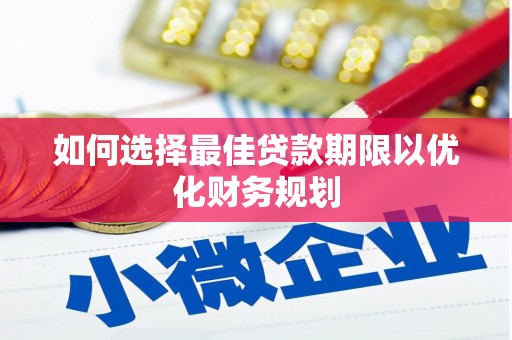 舞阳如何选择最佳贷款期限以优化财务规划