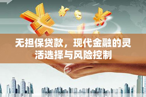 舞阳无担保贷款，现代金融的灵活选择与风险控制