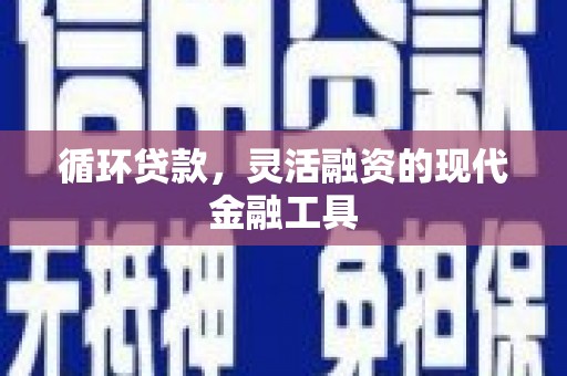 舞阳循环贷款，灵活融资的现代金融工具