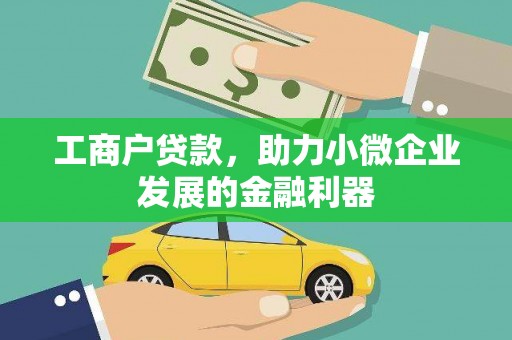 舞阳工商户贷款，助力小微企业发展的金融利器
