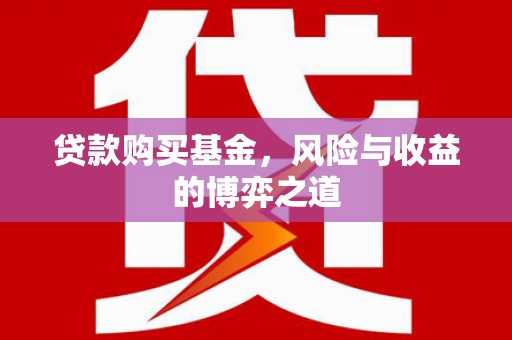 舞阳贷款购买基金，风险与收益的博弈之道