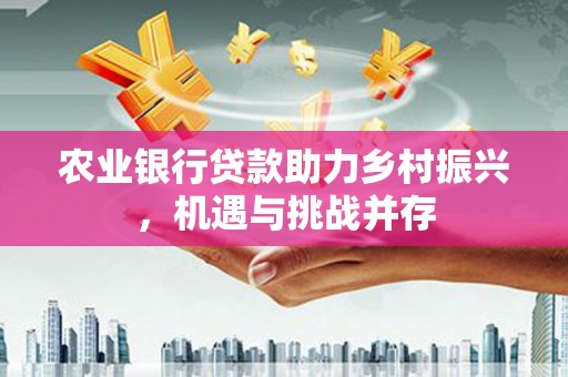舞阳农业银行贷款助力乡村振兴，机遇与挑战并存