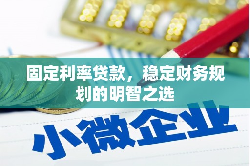 舞阳固定利率贷款，稳定财务规划的明智之选