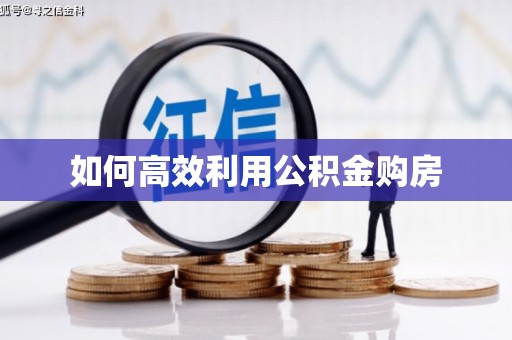 舞阳如何高效利用公积金购房