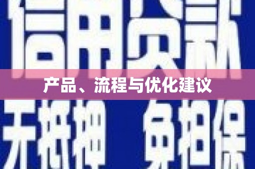 舞阳产品、流程与优化建议